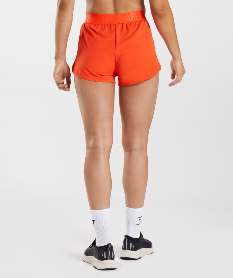 Women's Gymshark Training Loose Fit Shorts Orange | CA 576013